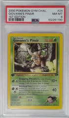 V1704: 2000: Giovanni's Pinsir: 24/132: 1ST Edition: Gym Challenge: PSA: 8: NM-MT: 102261190